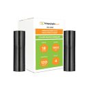 Black Hand Stretch Wrap - Opaque - 18" x 1000' x 120 Ga - 4 Rolls/Case