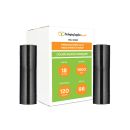 Black Hand Stretch Wrap - Opaque - 18" x 1000' x 120 Ga - 96 Rolls/Half Pallet