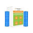 Blue Hand Stretch Wrap - Opaque - 15" x 1500' x 63 Ga - 4 Rolls/Case