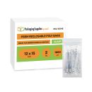 Reclosable Poly Bags - 12" x 15" 2 Mil - 1000 Bags/Box