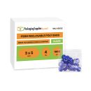 Reclosable Bags - 3 x 5 - 4 Mil - 1000 Bags/Box