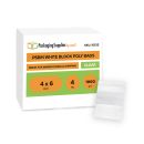 White Block Reclosable Bags - 4" x 6" 4 Mil - 1000 Bags/Box