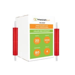 Dark Red Pallet Stretch Wrap - 20