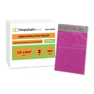 Purple Poly Mailer - 7.5