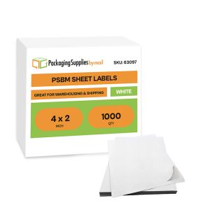 Laser Sheet Labels - 4 x 2 Inch - 1,000 Sheets/Case