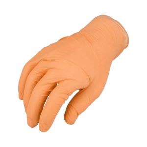 Orange medical Exam Nitrile Gloves