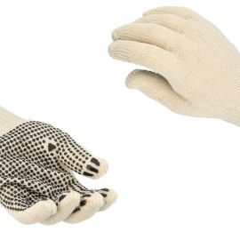 Single Sided PVC Dotted Gloves